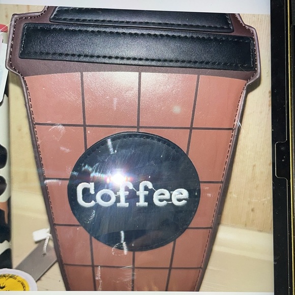 Kate spade tumbler nwt & Coffee Crossbody vegan bag New with chain - Picture 4 of 8